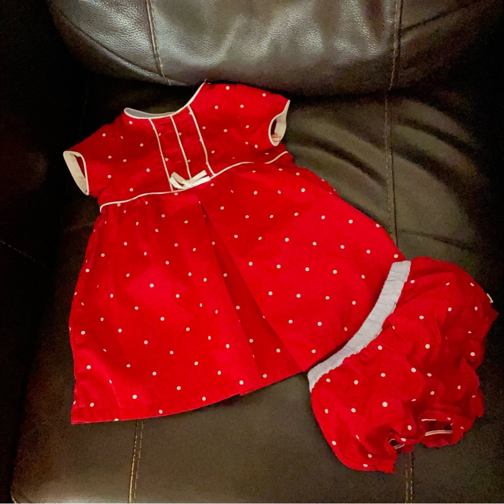Tommy Hilfiger Red Polka Dot Kids Set